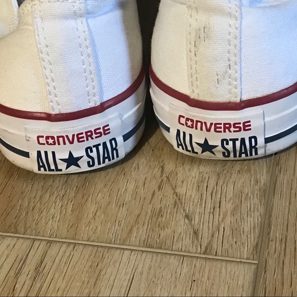 Converse All-Star Size 5 White Good Condition - Picture 4 of 5